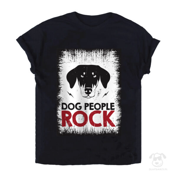 Koszulka z dobermanem - dog people rock